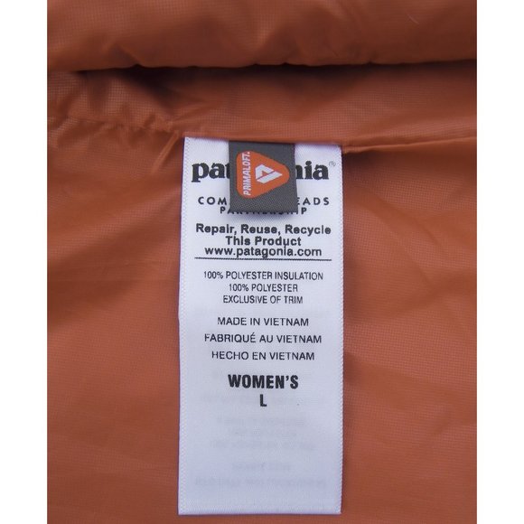 Patagonia Women's Nano Puff Hoody Jacket • Oxblood Red • Sz L - Picture 12 of 14